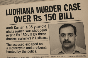 Ludhiana murder case over Rs 150 bill 2025